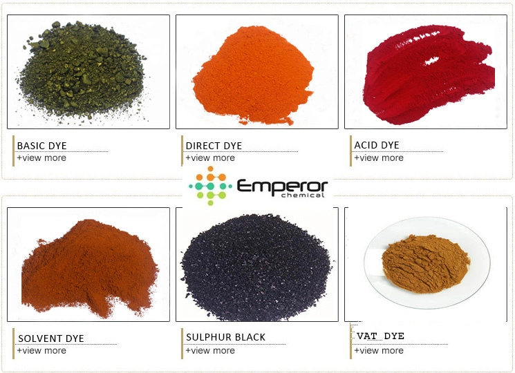 Factory Supply Basic Dye/Cationic Dye/ Direct Dye for Textile Dye (Red, blue, Yellow, Green, Black, Violet, Brown)